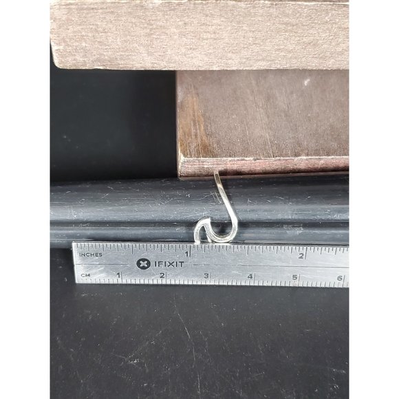 Size 7 Sterling Silver Cool Ocean Wave Band Ring - Picture 4 of 5